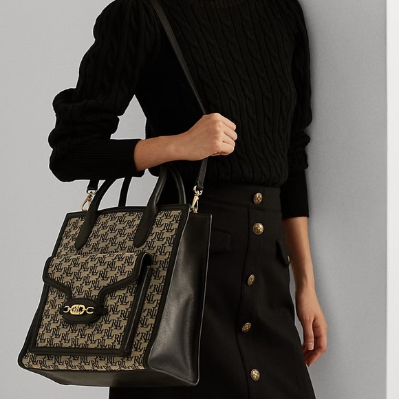 Gorgeous Jacquard Ralph Lauren Handbag - Picture 9 of 9